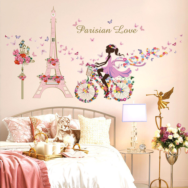 Romantic Paris Bedroom Decor Perfect Wall Art Gift for Kids